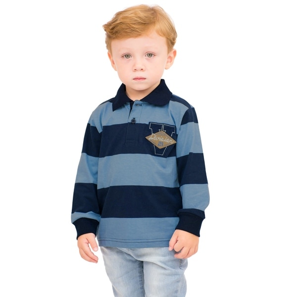 toddler boy long sleeve polo shirts