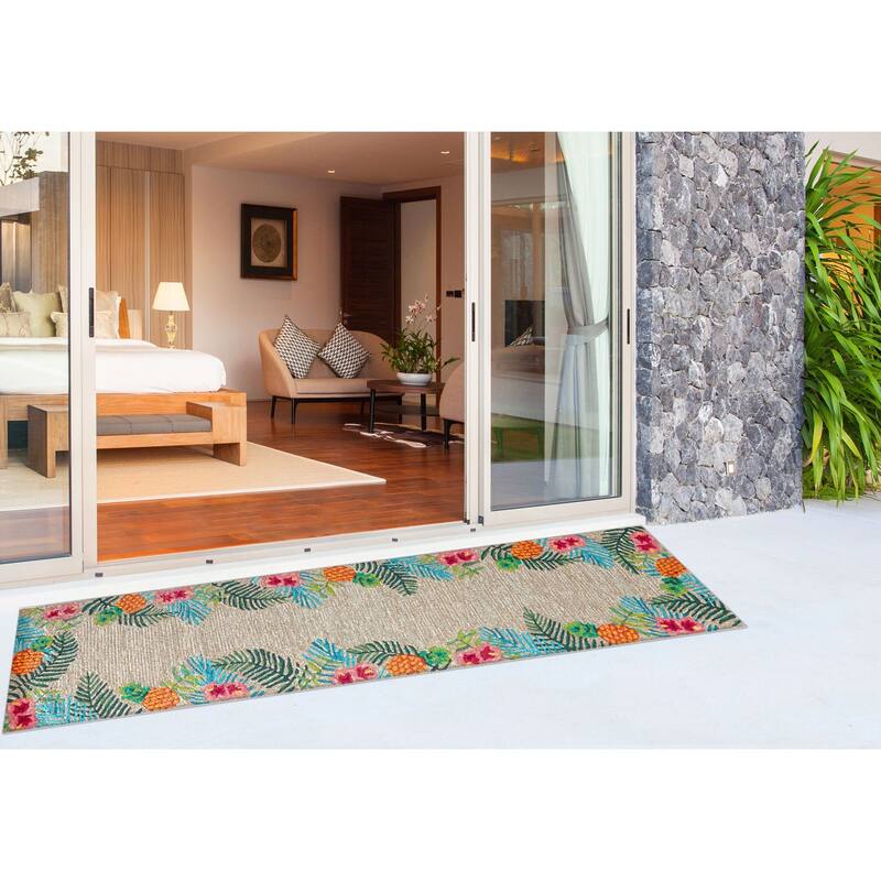 Liora Manne Ravella Tropical Indoor/Outdoor Rug