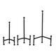Option Black - 12", 10", 8"H