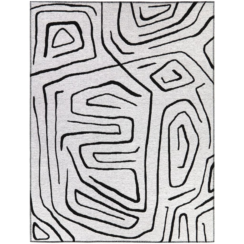 Lux Abstract Modern Indoor/Outdoor Area Rug