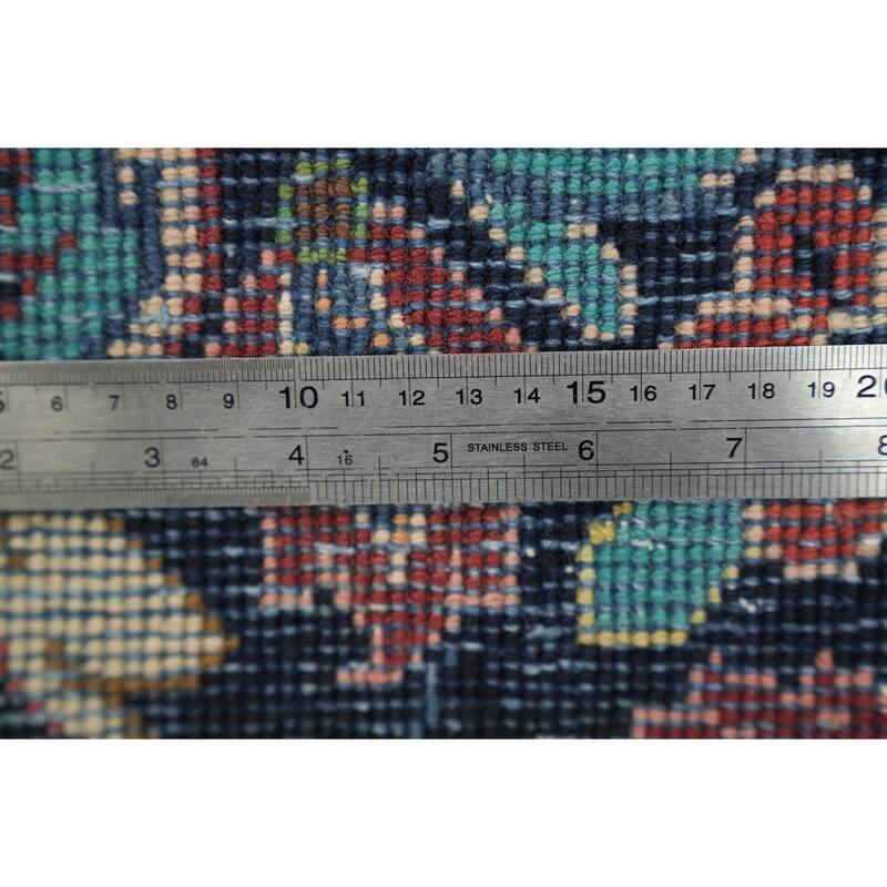 Hand Knotted Oriental 100% Wool Carpet Traditional Traditional Red Mahal Area Rug - 13' 10'' X 10' 6''