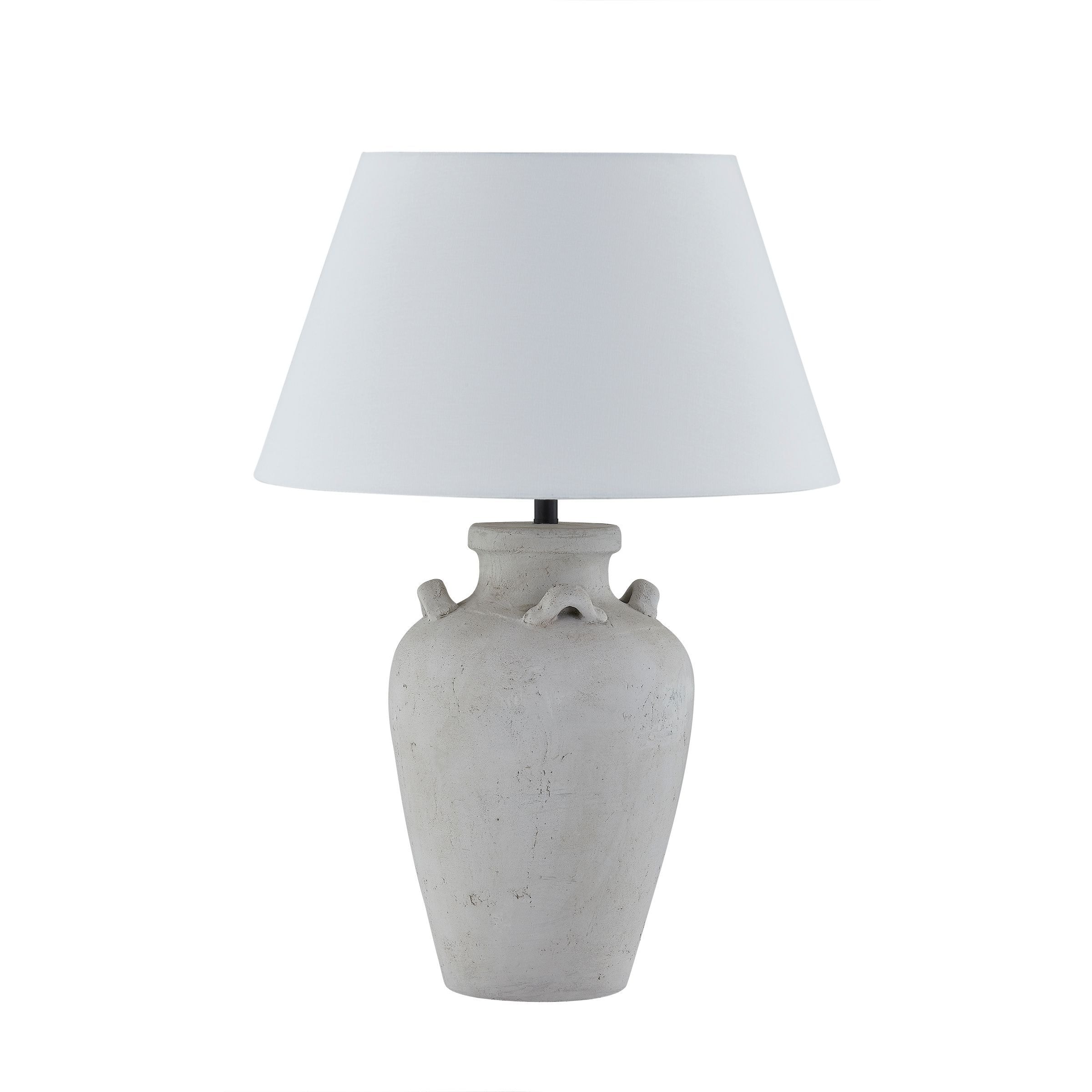 Cambridge 27" Table Lamp with Linen Shade, Gray