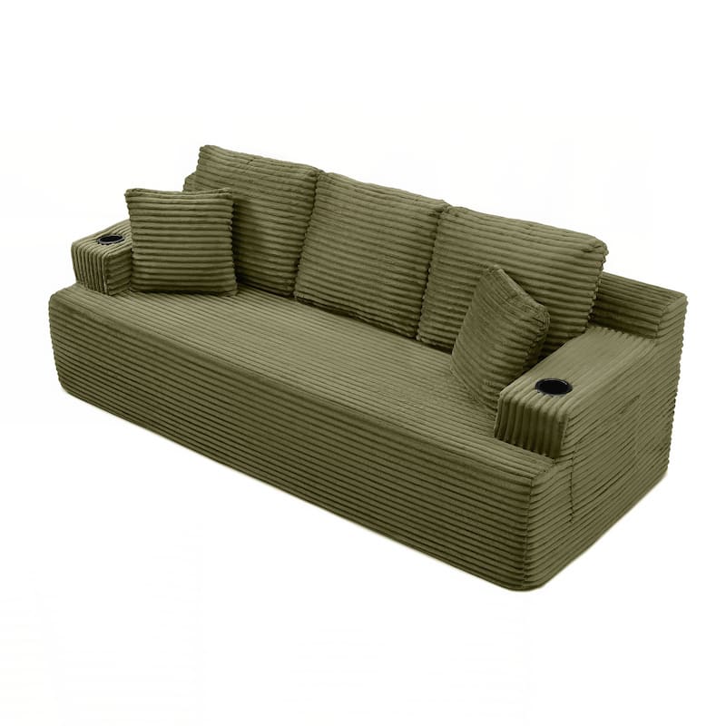 86.2''Boneless Sofa Couch with 2 Pillows Extra