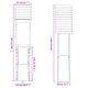 preview thumbnail 4 of 14, vidaXL Outdoor Playset Outdoor Backyard Playground Equipment for Kids Age 3-8 - 21.7" x 100" x 103.9"