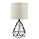 preview thumbnail 10 of 11, CO-Z 18-Inch Modern Table Lamp with Open Frame Metal Base for Living Room Bedroom Black