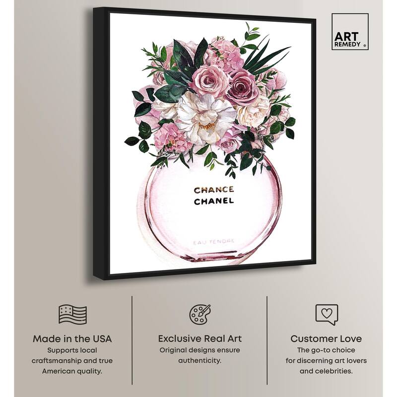Floral Chance Fragrance Canvas by Art Remedy