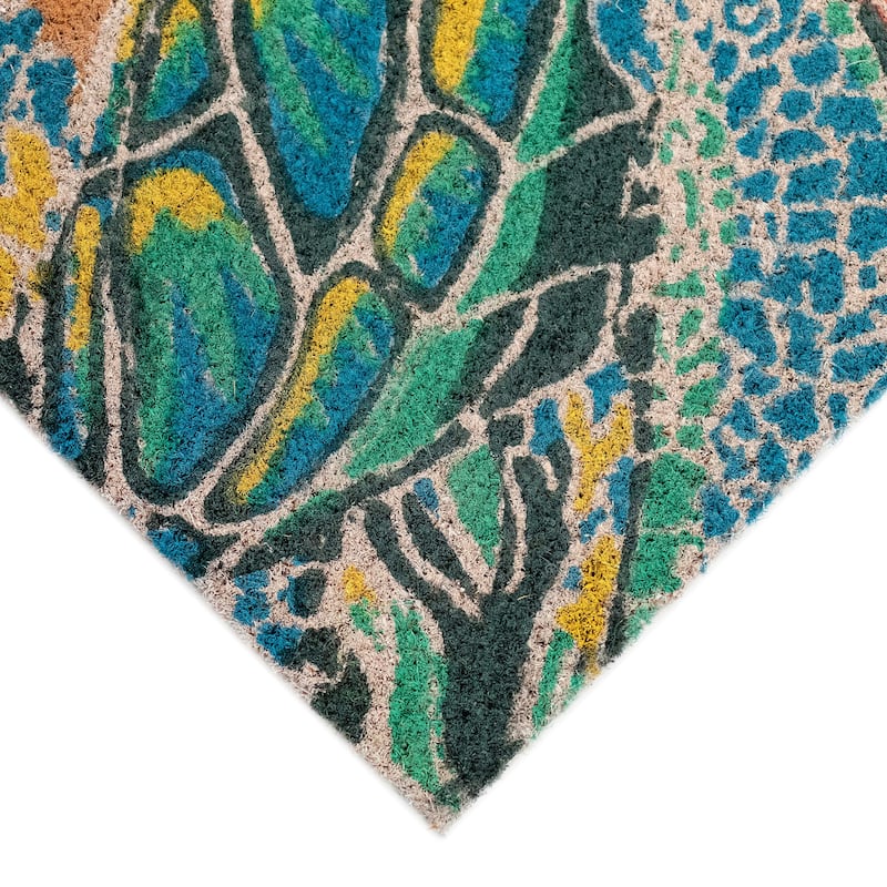 Liora Manne Natura Seaturtle Outdoor Mat Neutral 24"x36"