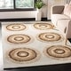 preview thumbnail 2 of 57, SAFAVIEH Handmade Soho Panajota Deco Wool Rug 3'6" x 5'6" - Light Blue/Multi - Rectangle