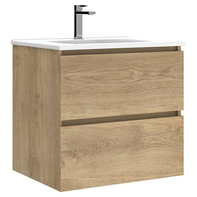 WS Bath Collections Flora C60 Flora 24" Wall Mounted Single Basin