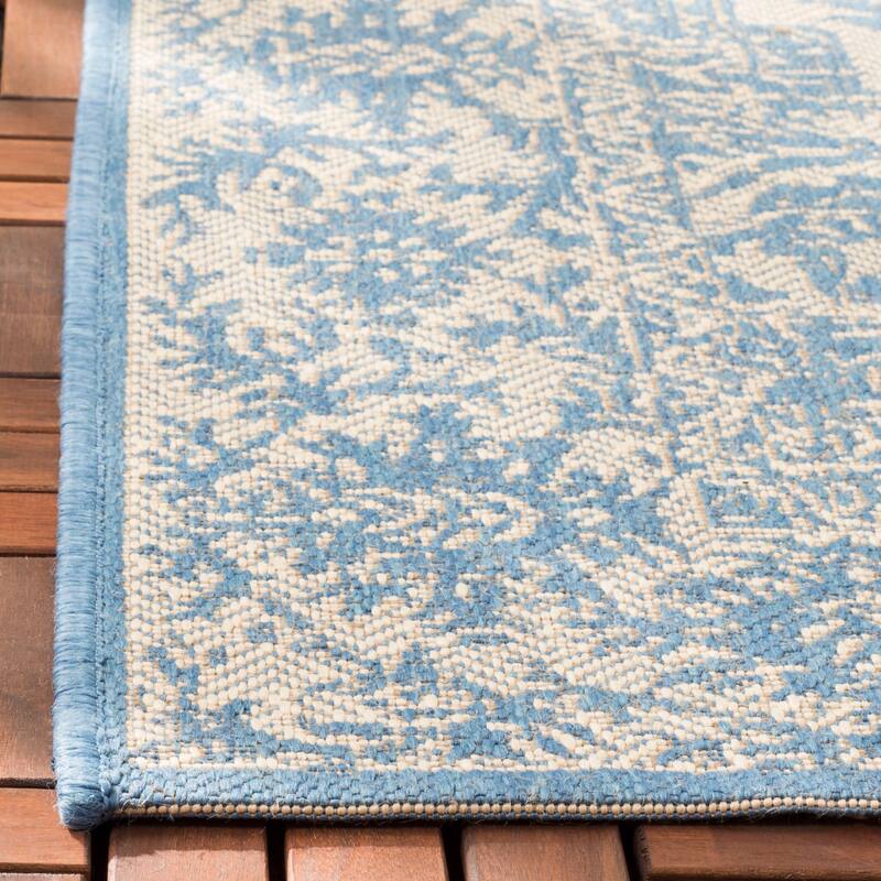 SAFAVIEH Beach House Pouline Indoor/ Outdoor Waterproof Patio Backyard Rug
