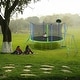 preview thumbnail 2 of 7, Trampoline with Slide and Swings with Basketball Hoop and Ladder with Net