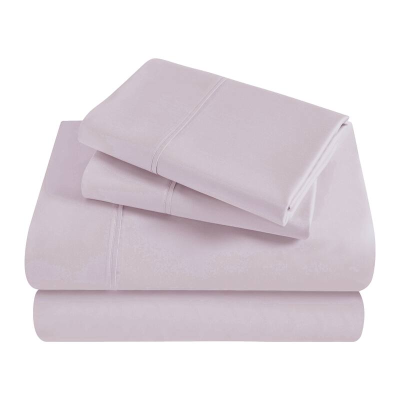 Superior Egyptian Cotton 300 Thread Count Solid Deep Pocket Sheet Set