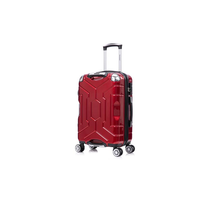 3 Piece Technology PC Hardshell Lightweight Durable Suitcase with Rotating Wheels and Adjustable Ergonomic Telescopic Handle