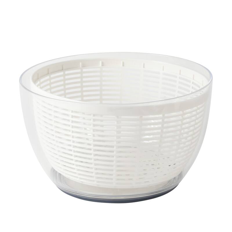 Sur La Table Kitchen Essential 6.3 Qt Salad Spinner, Fruit Wahser, Fruit Washing Bowl with Strainer, Vegertable Cleaner