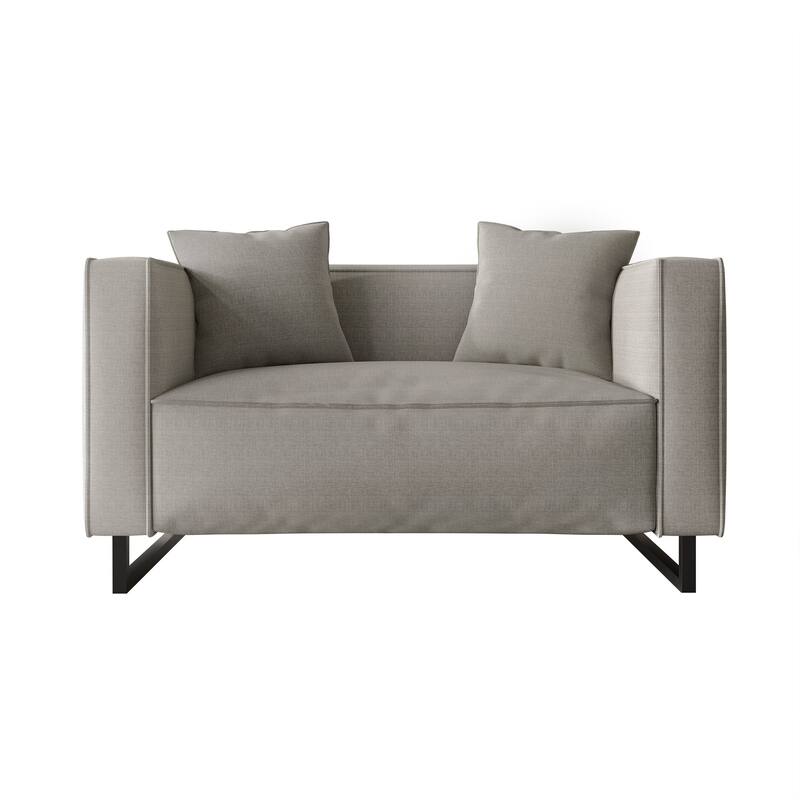 CraftPorch Mid Century Modern 3- Pieces Upholstered Living Room Set