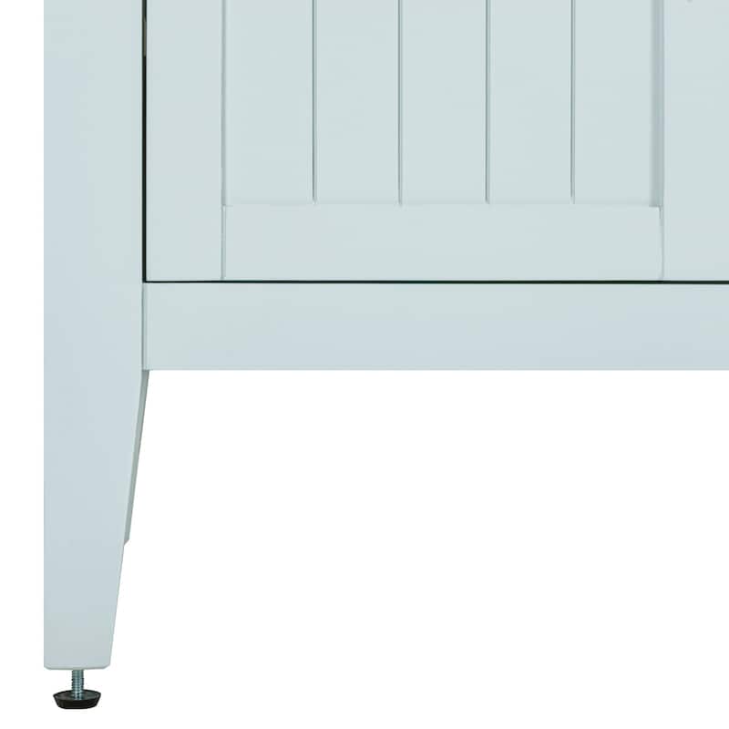 Avanity LAYLA-V36 Layla 36" Single Free Standing Vanity Cabinet Only - Ice Blue