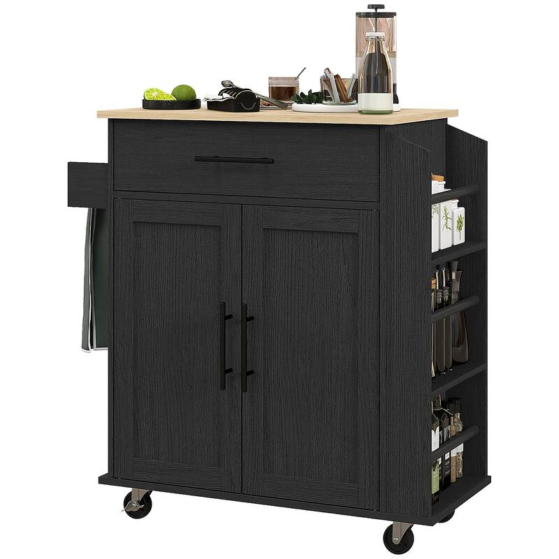 Kitchen Island With Storage(no include stool)