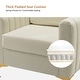 preview thumbnail 25 of 43, Ganymedes Modern Velvet Accent Arm Chair with Golden Legs by HULALA HOME
