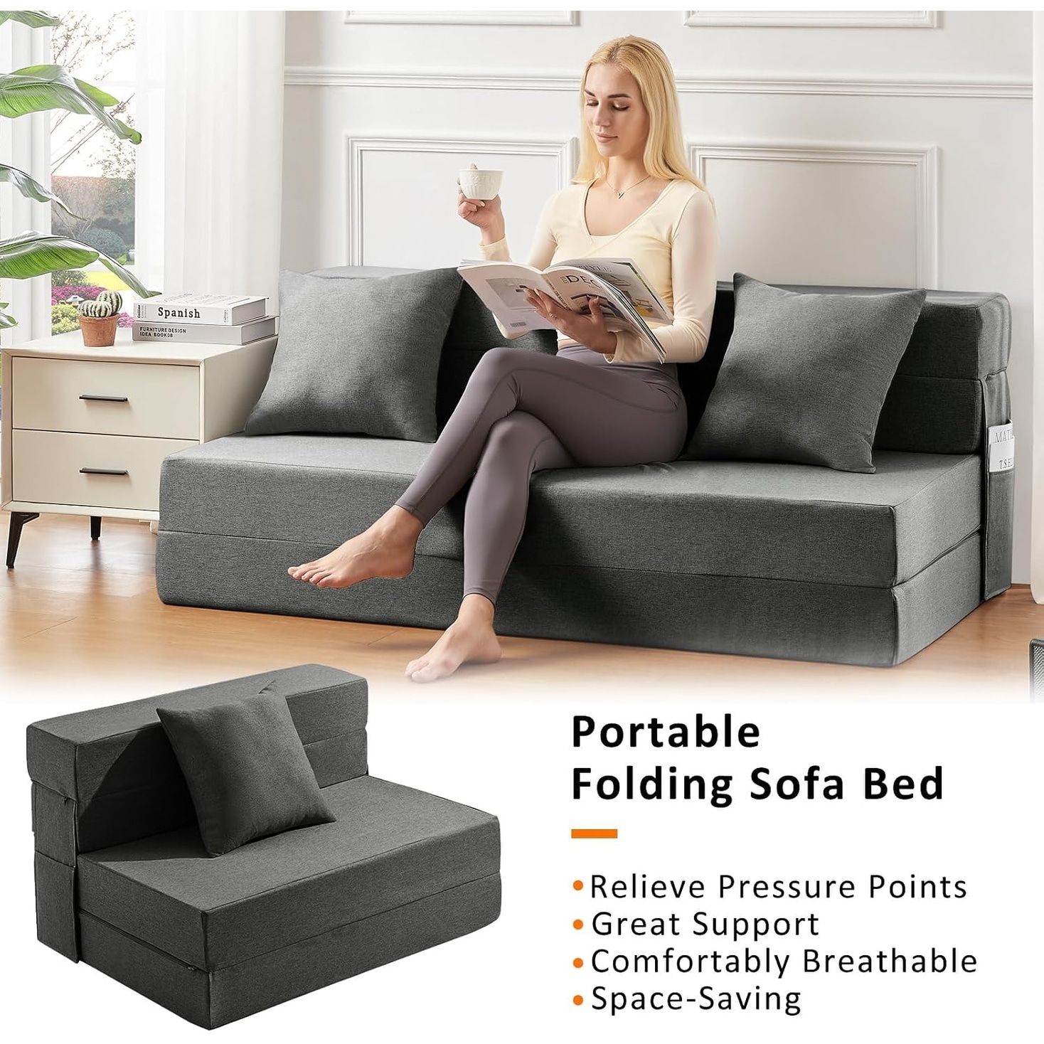 Memory Foam Twin Sleep Chair Sleeper Chair Bed Twin Sleeper Sofa