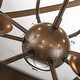 preview thumbnail 13 of 11, Farmhouse Antique Bronze 8-Light 30-Inch Globe Chandelier with Crystal