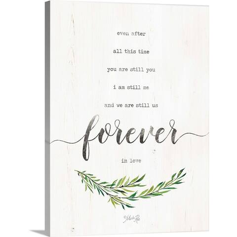 "Forever in Love" Canvas Wall Art