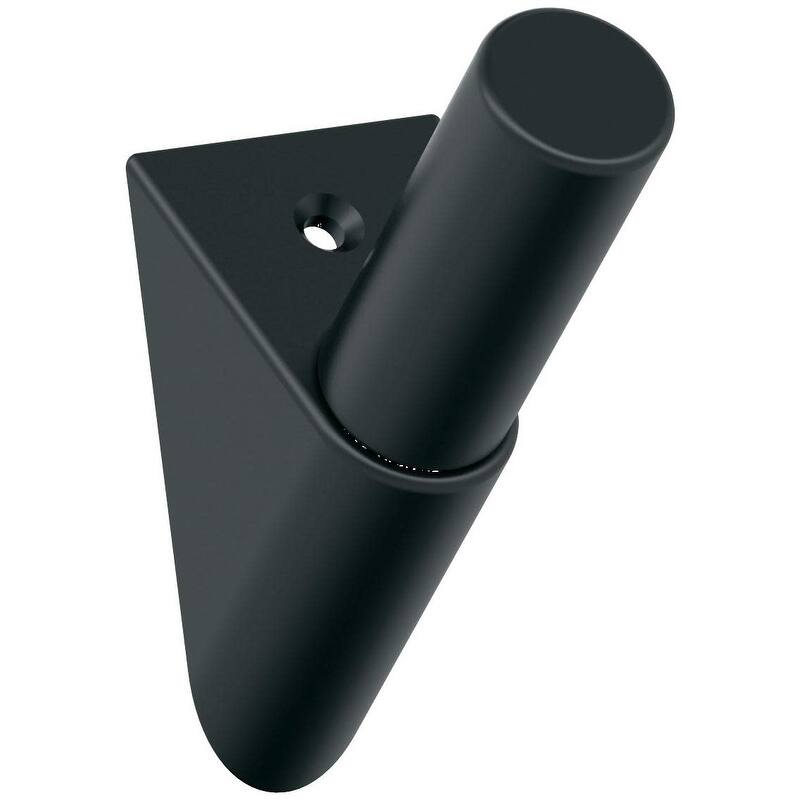 Amerock HBX37011 Acclivity Single Robe Hook - Matte Black