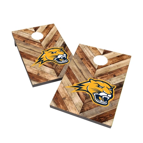 slide 2 of 5, Averett University Cougars 2x4 Cornhole Bag Toss Game