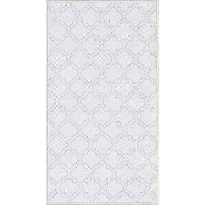 Well Woven Apollo Lattice Moroccan Machine Washable Area Rug