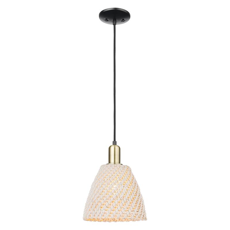 Innovations Lighting Downtown Urban - Natural Ballston Dome - 1 Light 9" Cord Hung Mini Pendant