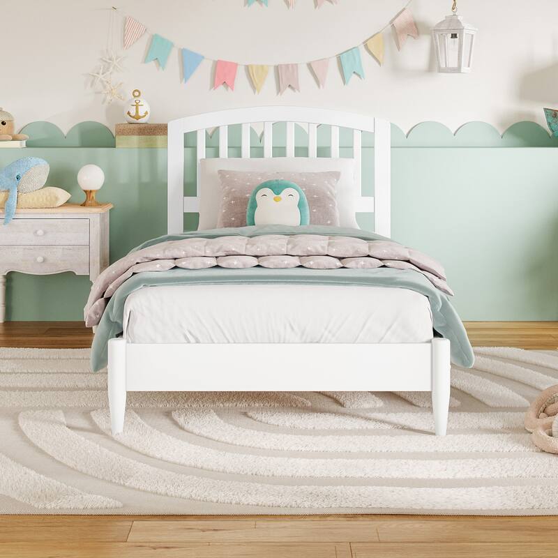 Quincy Solid Wood Low Profile Platform Bed