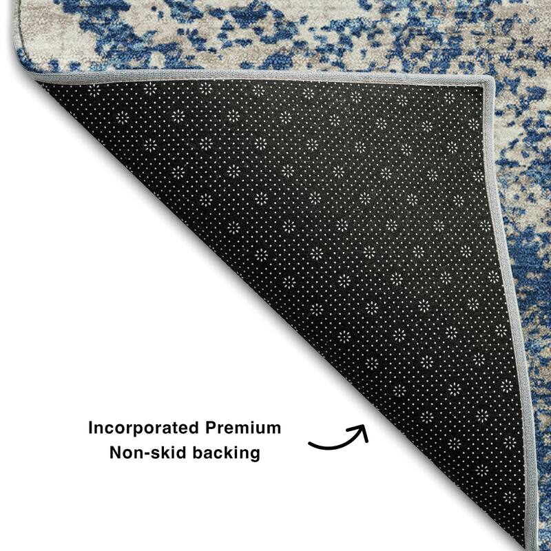 Premium Washable Super Soft Abstract Solid Mayfield Rug