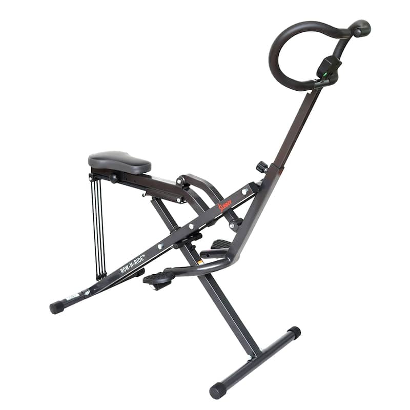 Sunny Health & Fitness Row-N-Ride Plus Assisted Squat NO. 077PLUS