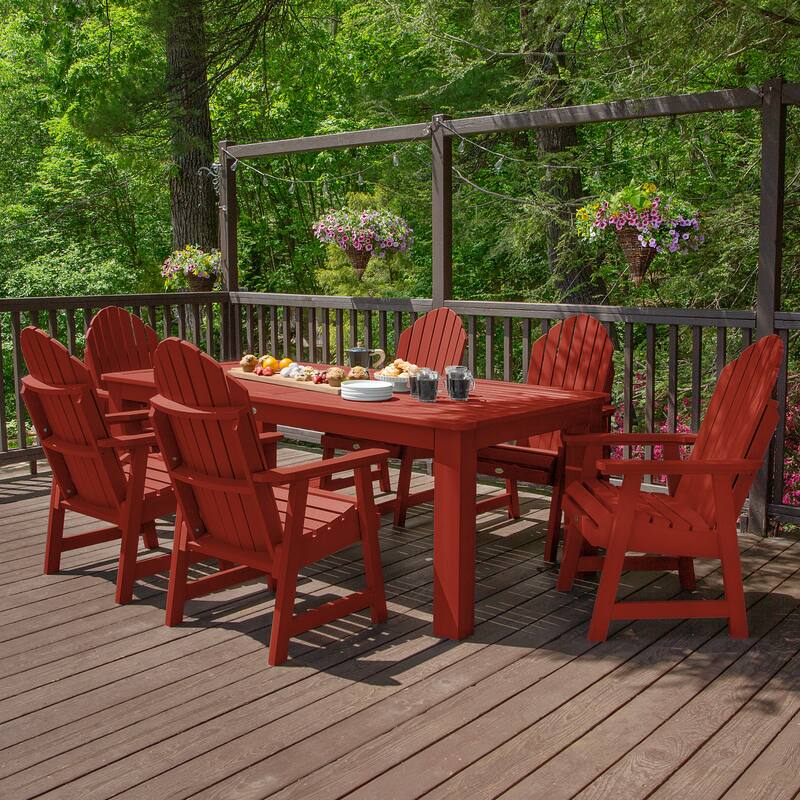HIGHWOOD Hamilton Adirondack 7-Piece Outdoor Dining Height Set