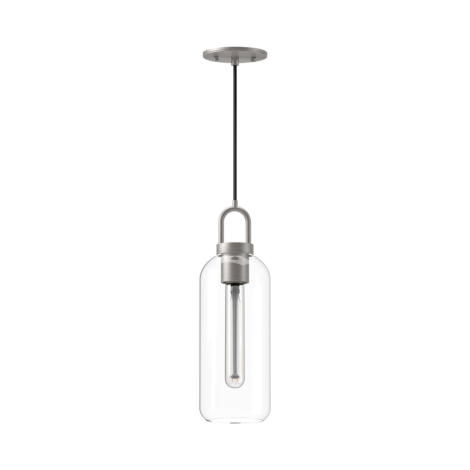 Alora Lighting PD401505CL Soji 5" Wide Mini Pendant with Clear Glass