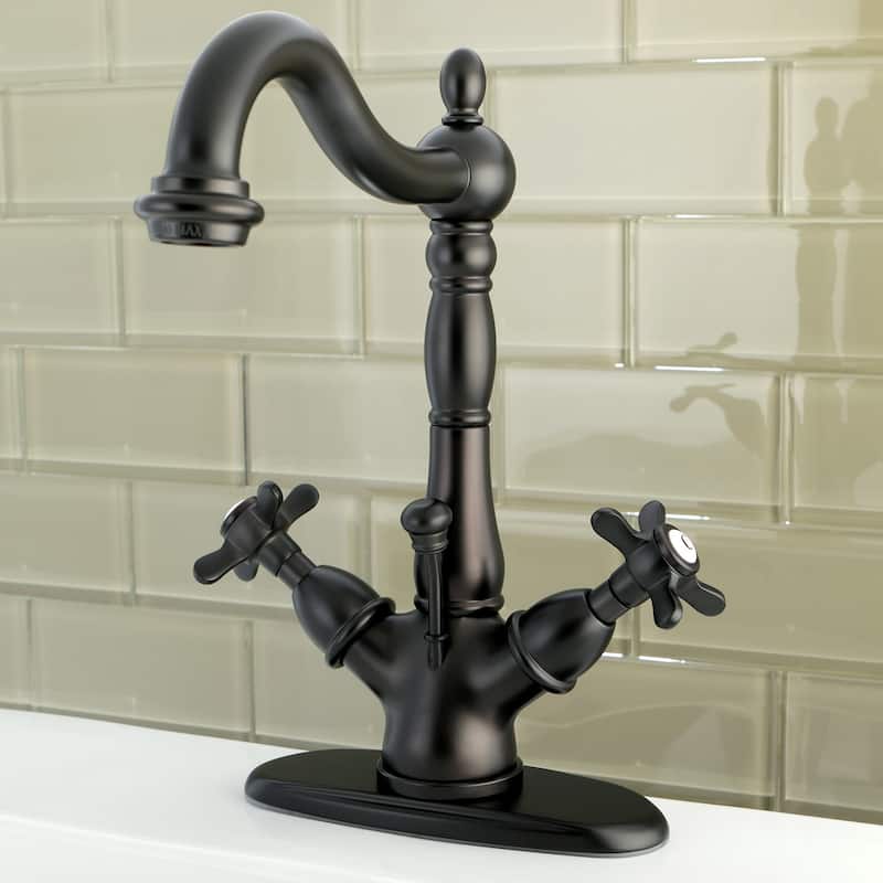 Kingston Brass Essex Centerset Bathroom Faucet - Includes Metal Pop-Up