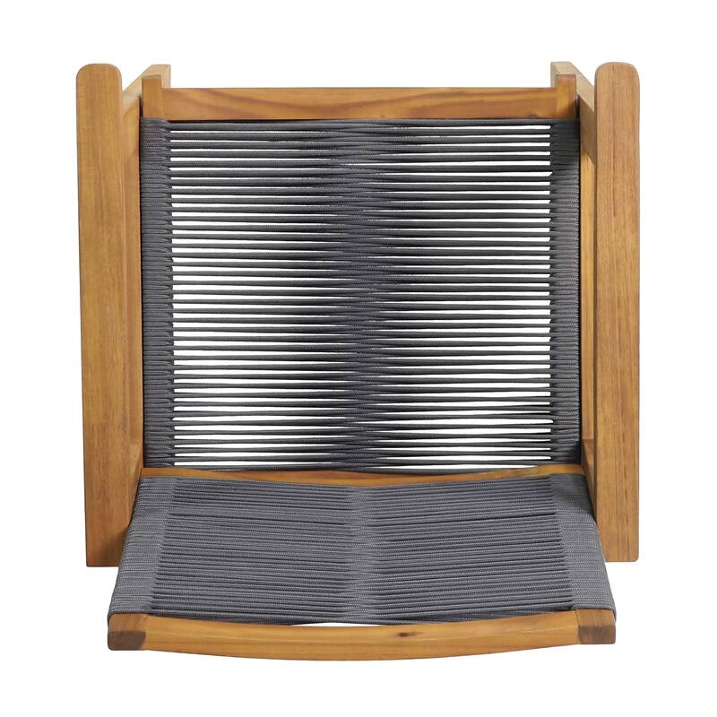 Exquisite Acacia Wood Dining Chair Set for Stylish Outdoor Spaces