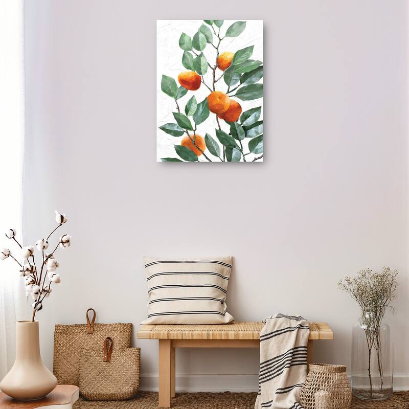 Tangerine Tree By Studio Arts Canvas Art Print
