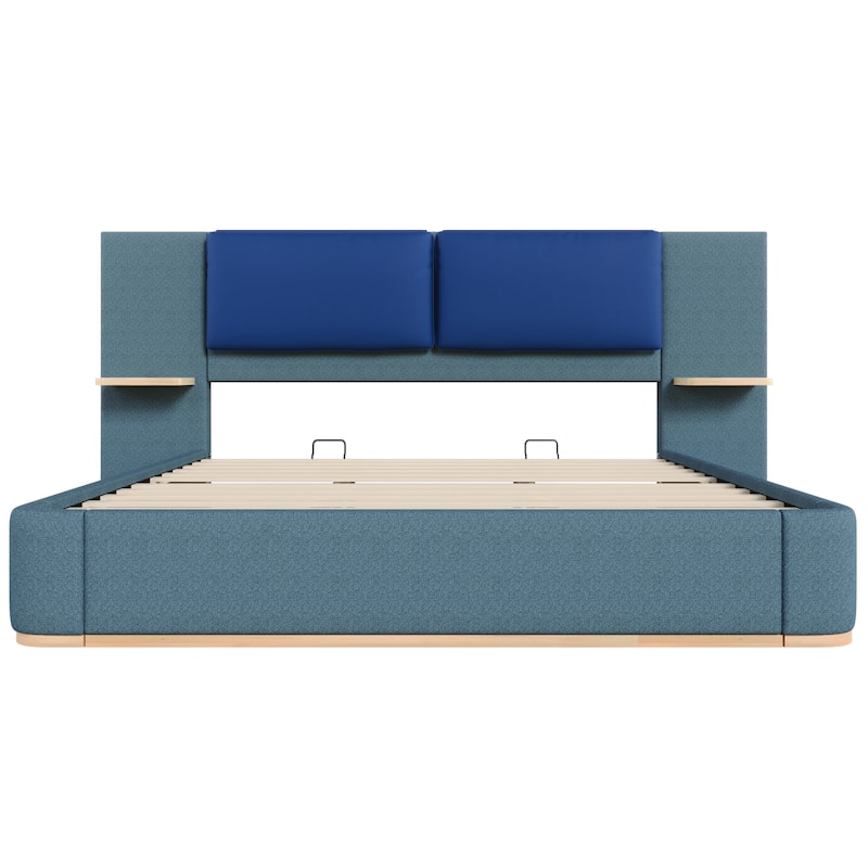 Christopher Knight Home-Marcellus Upholstered Platform Bed with Panel