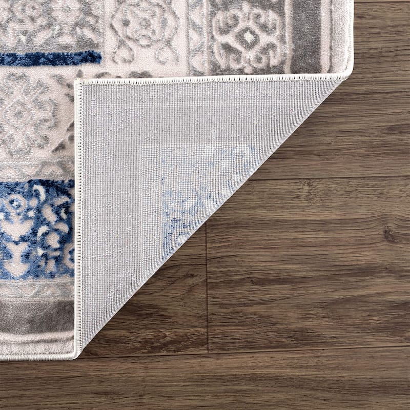 Abani Rugs Regal REG190A Cream Blue Traditional Persian Area Rug