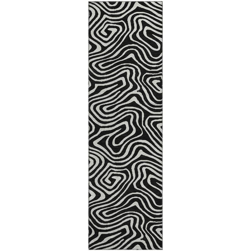 Premium Washable Super Soft Modern Maze Mayfield Rug