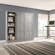 preview thumbnail 34 of 91, Pur Full Murphy Bed with Shelving Unit (84W) by Bestar