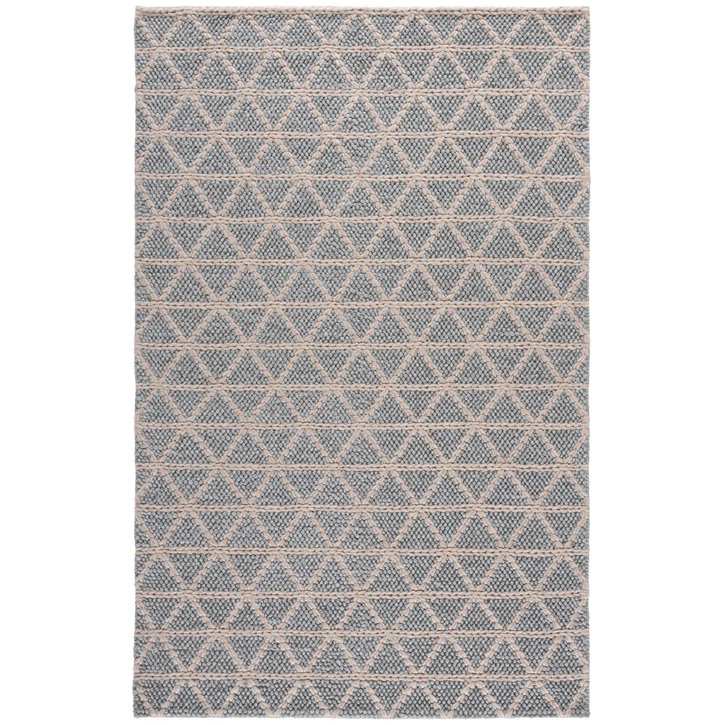SAFAVIEH Handmade Natura Firoozeh Raised Textured Wool Blend Rug