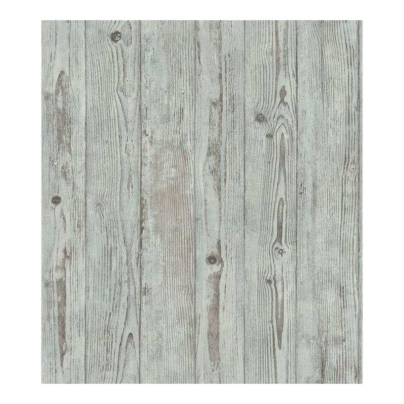 Advantage Albright Light Blue Weathered Oak Panels Wallpaper - 21 x 396 x 0.025