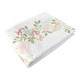 preview thumbnail 6 of 4, Butterfly Floral Rose Girl Baby Monthly Milestone Blanket - Blush Pink Mint White Shabby Chic Watercolor Boho Butterflies Garden