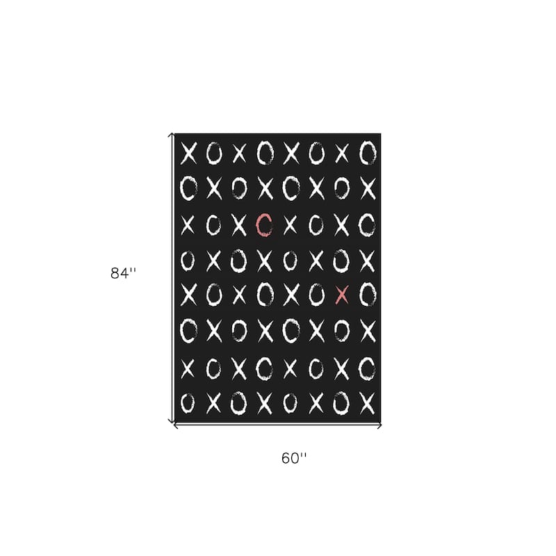 HomeRoots Juvenile/Youth Casual Rectangle Area Rug