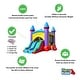 preview thumbnail 5 of 8, HeroKiddo Jelly Bean Castle Commercial Grade Bounce House & Water Slide Combo with Air Blower, Lightweight, Kids Outdoor Fun