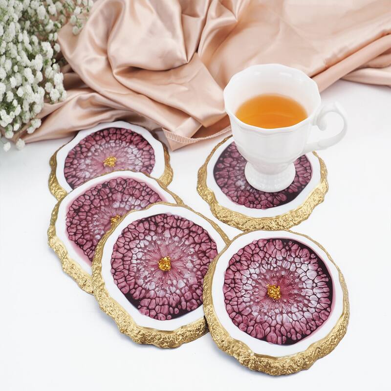 13pcs Irregular Silicone Coaster Mold Set