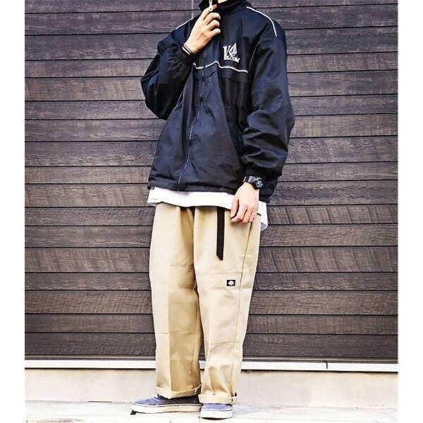 dickies men's loose fit double knee work pants
