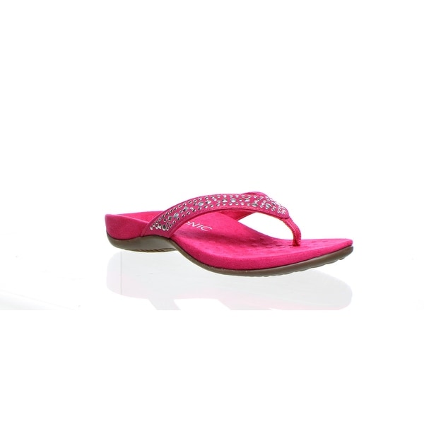 vionic pink flip flops