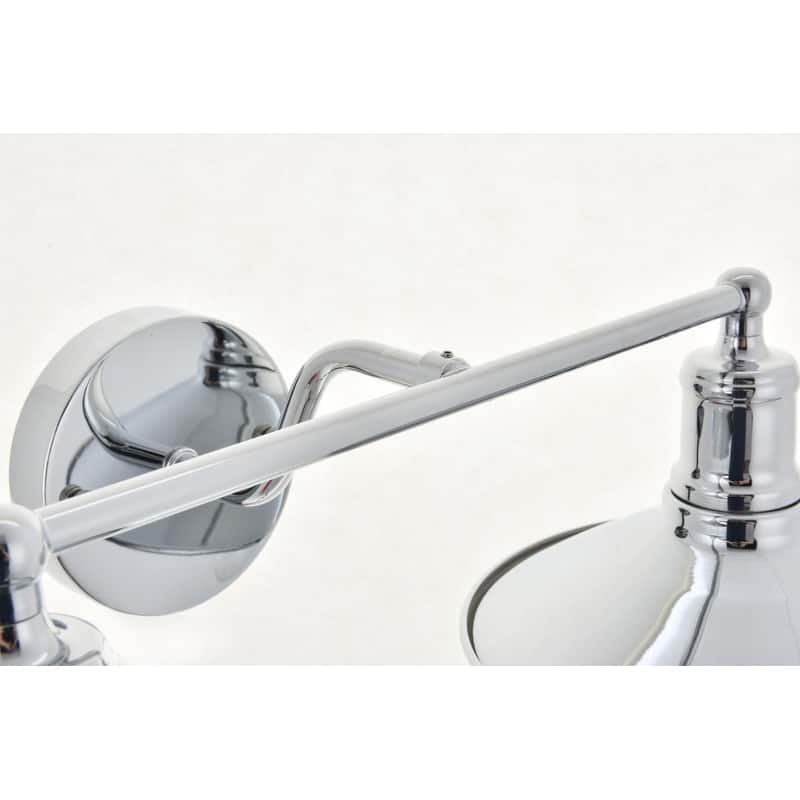 Nora Modern 2-light Wall Sconce with Flat Cone Shades